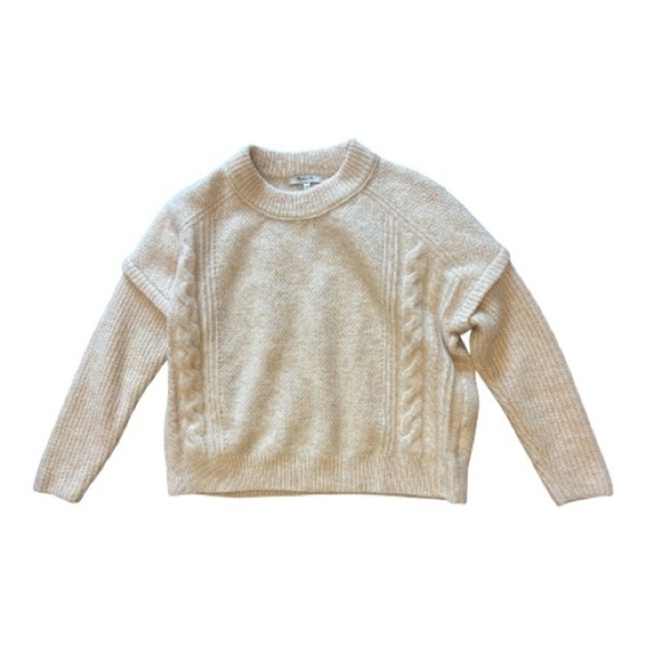 Madewell Cable Havener Pullover Sweater Size Small EUC - Picture 5 of 9